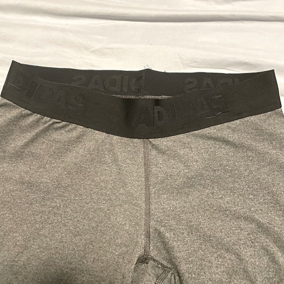 Grey Adidas AlphaSkin Leggings - Picture 2 of 4
